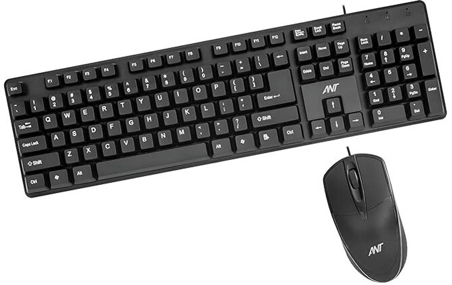 Ant Value FKBRI02 / Spill-Resistant, Silent Keys,1000 DPI Mouse &