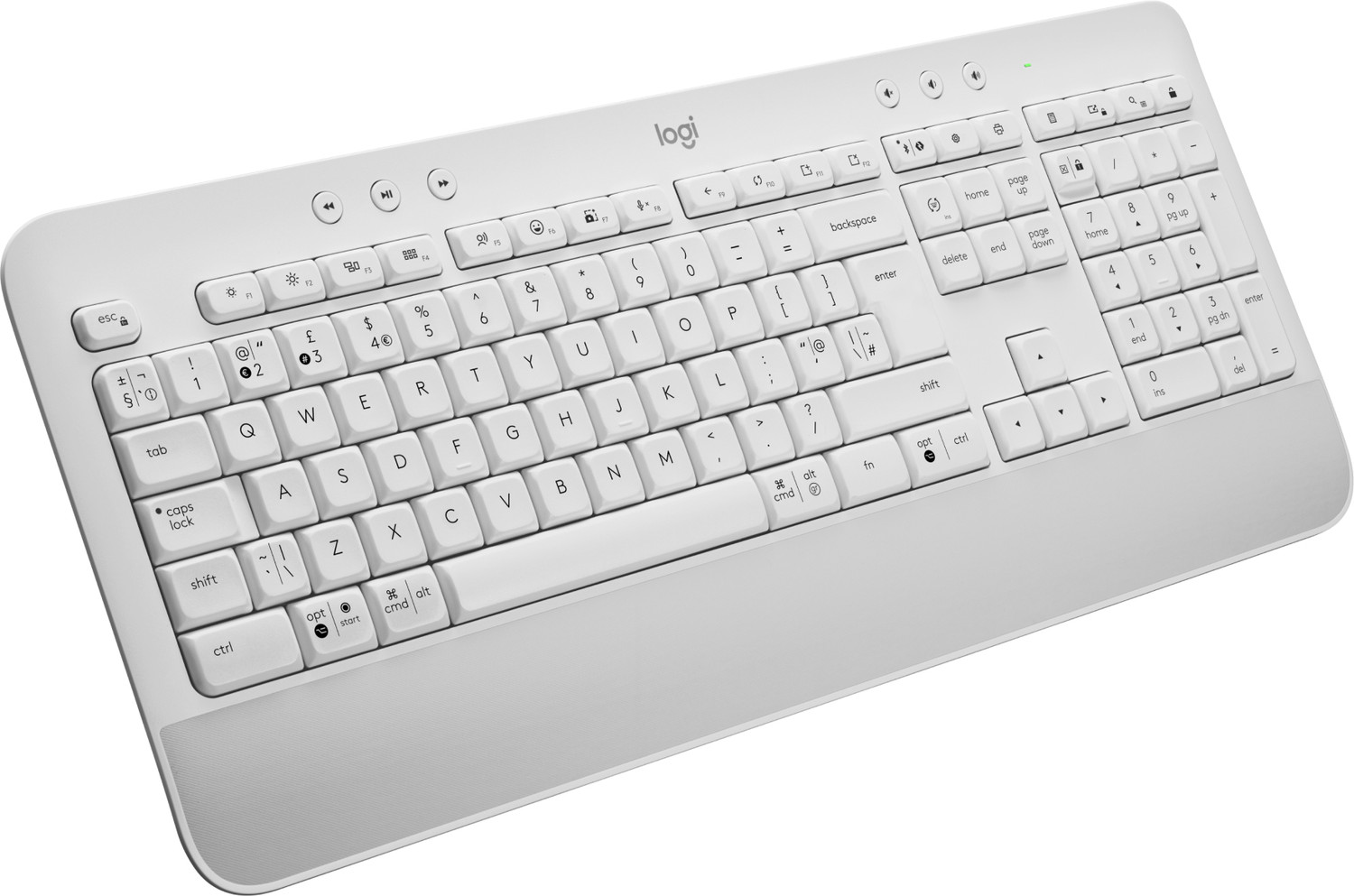 Image of Logitech Signature K650 Bluetooth Standard Desktop Keyboard Compatible with Desktop, Laptop, Mac Easy to Use,Plug and Play,Quick, Comfy Durable body