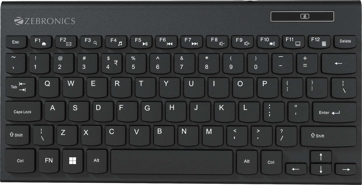 Image of ZEBRONICS ZEB-K16 Wired USB Standard Laptop Keyboard Compatible with Desktop, Laptop, Mac