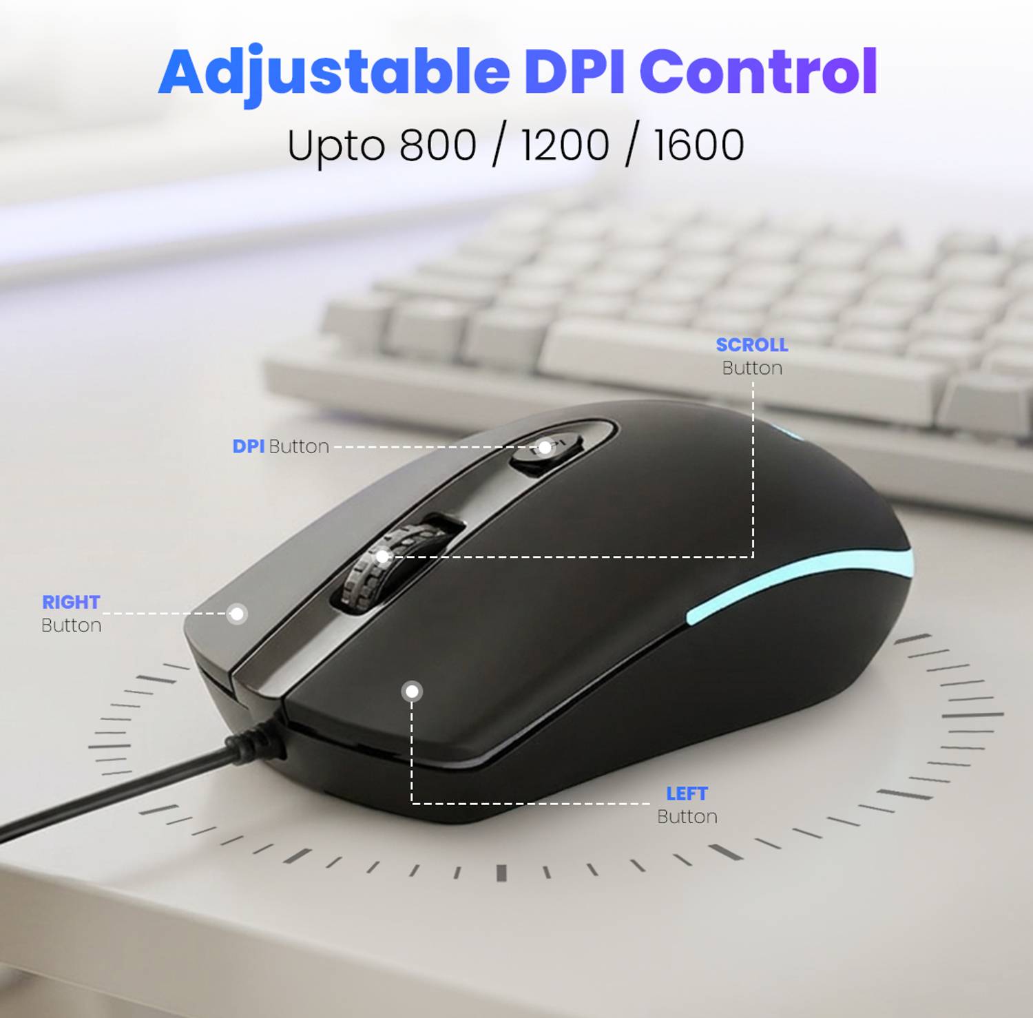 LAPCARE LGK-162 Wired USB Gaming Keyboard - Image 5