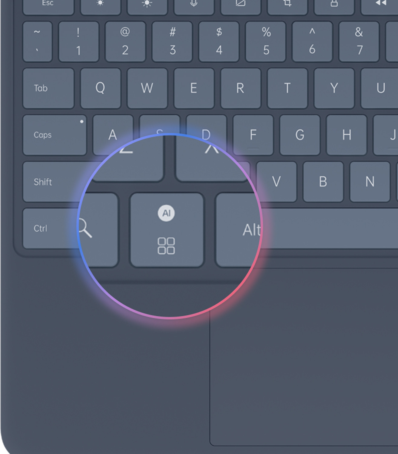 Image of OnePlus OPK2413 Bluetooth Standard Tablet Keyboard Compatible with Desktop, iPad, Laptop, Mac, Tablet