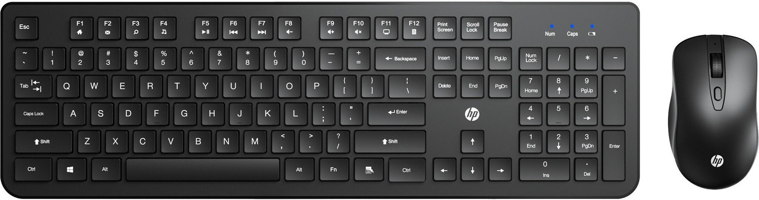 Image of HP KM290 Wireless Mouse and Keyboard Combo Wireless Standard Laptop Keyboard Compatible with Laptop