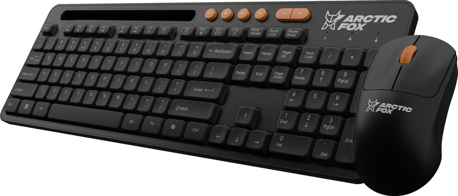 Arctic Fox KB631/OS849 Wireless Keyboard and Mouse Set Wireless S