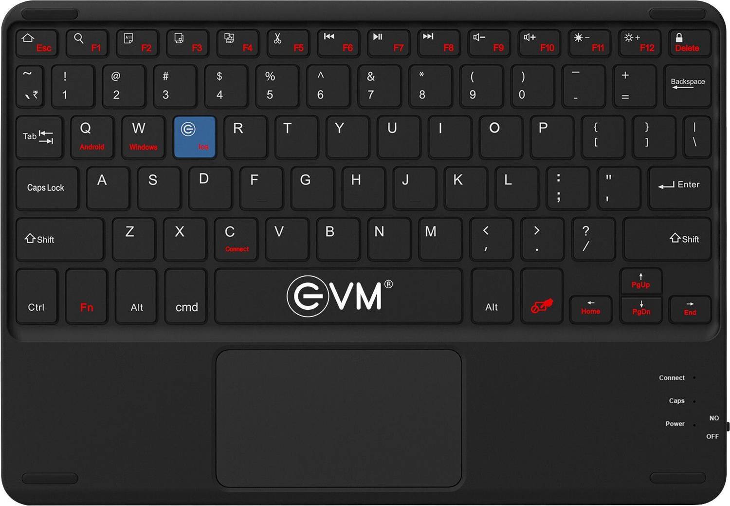 EVM EnAir Rechargeable Wireless Keyboard Wireless Standard Laptop