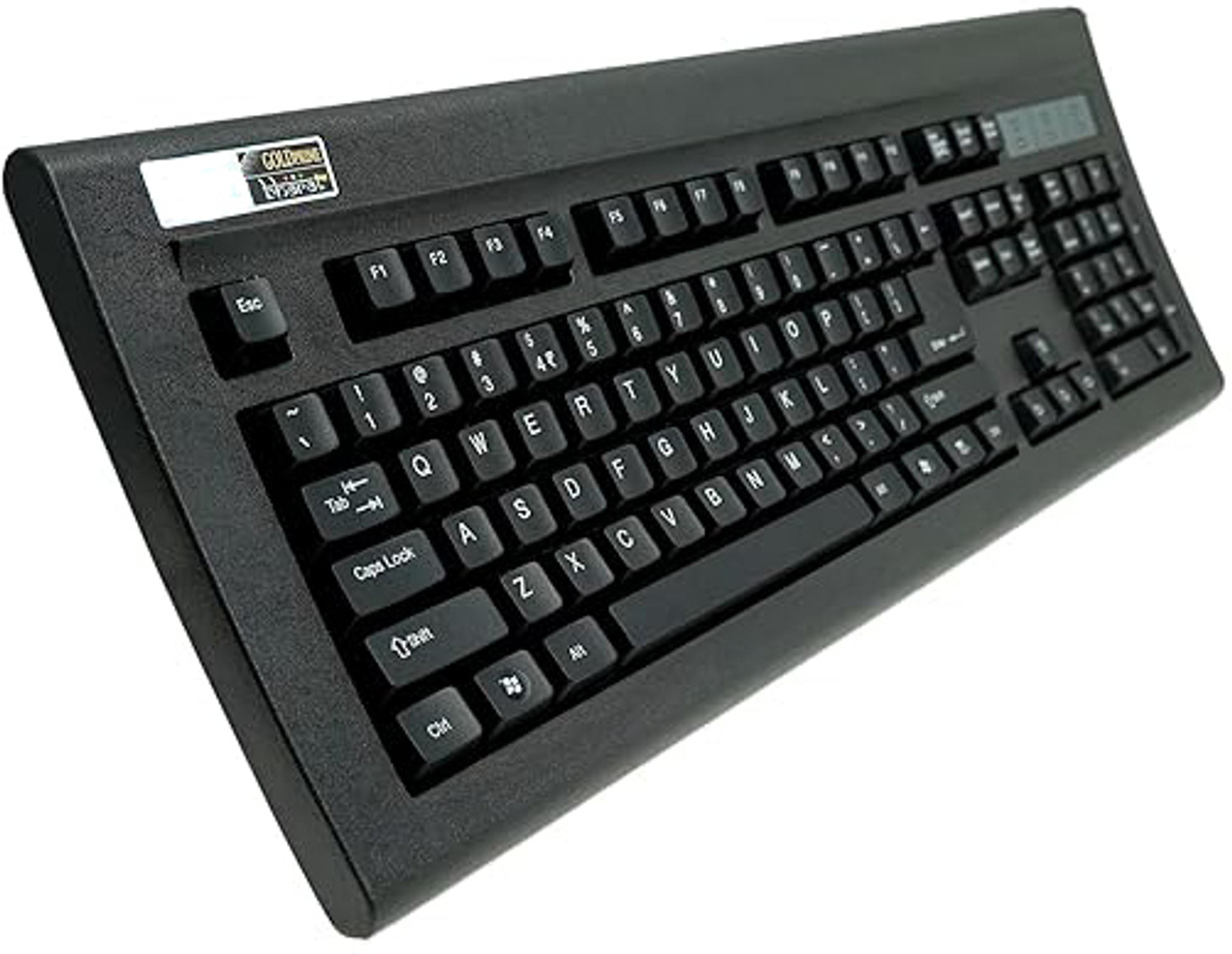 Image of NIMNOM Tvs gold machenical keyboard 104 keys || without original box || for heavy use Wired USB Handheld Laptop Keyboard Compatible with Desktop, Laptop, Mac