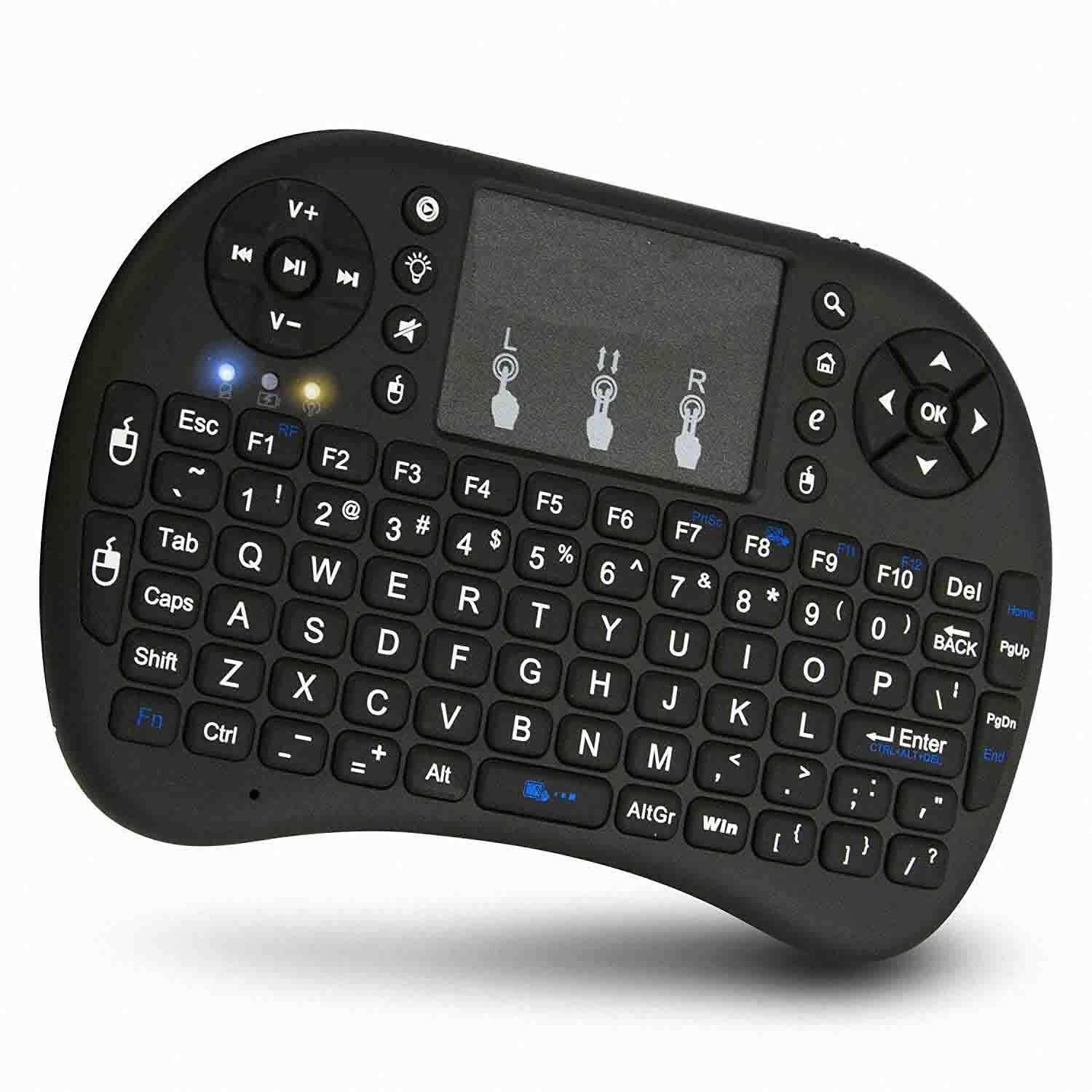 WOLBLIX Mini Keyboard Wireless Touchpad Keyboard for Laptop Deskt