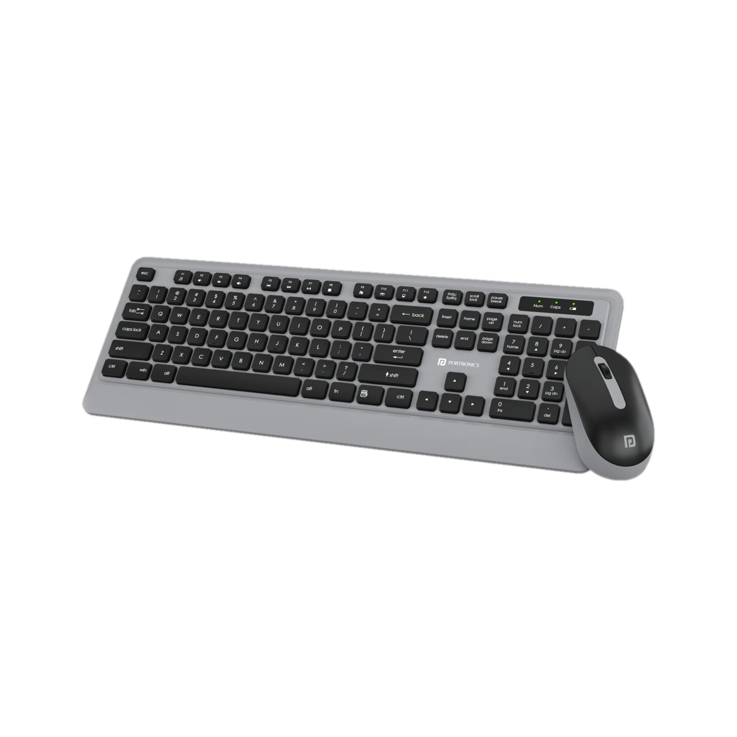 Portronics POR-1569 Wireless, Bluetooth Standard Laptop Keyboard Compatible with Desktop, iPad, Laptop, Mac, Tablet