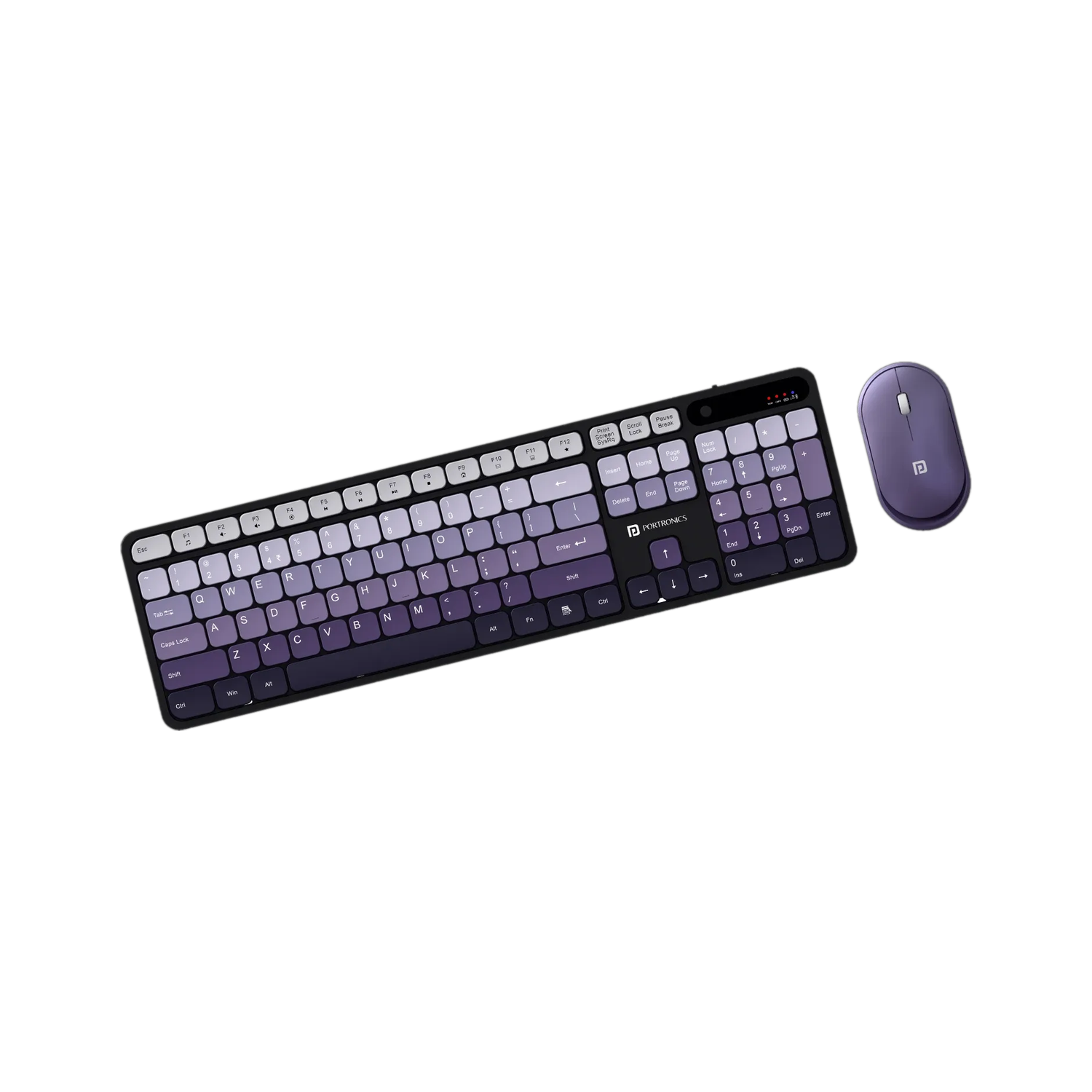 Portronics Key11 Combo Set - Purple