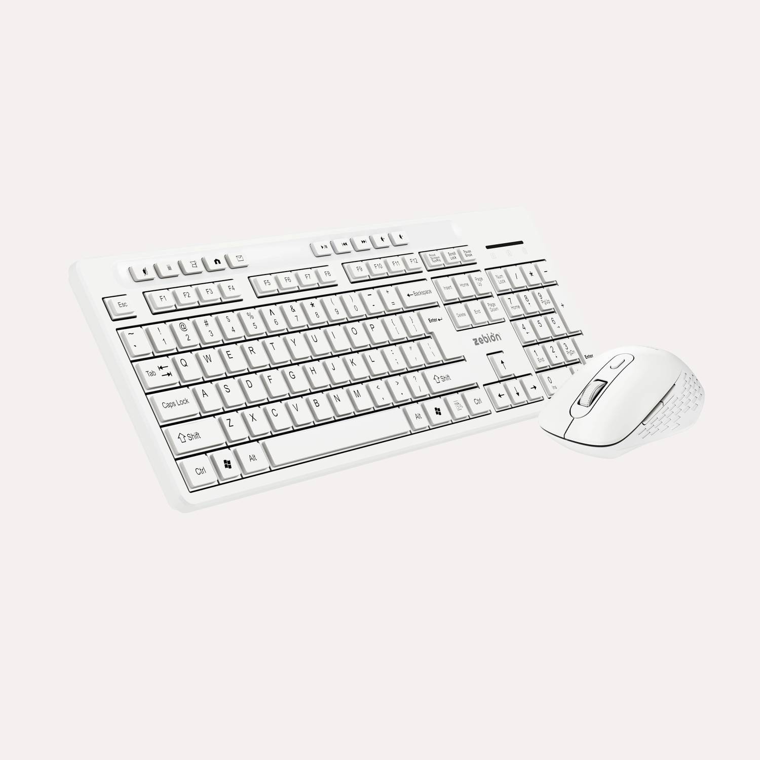 zebion G1600 Next Keyboard & Mouse Combo, 1200 DPI Mouse,Silent C