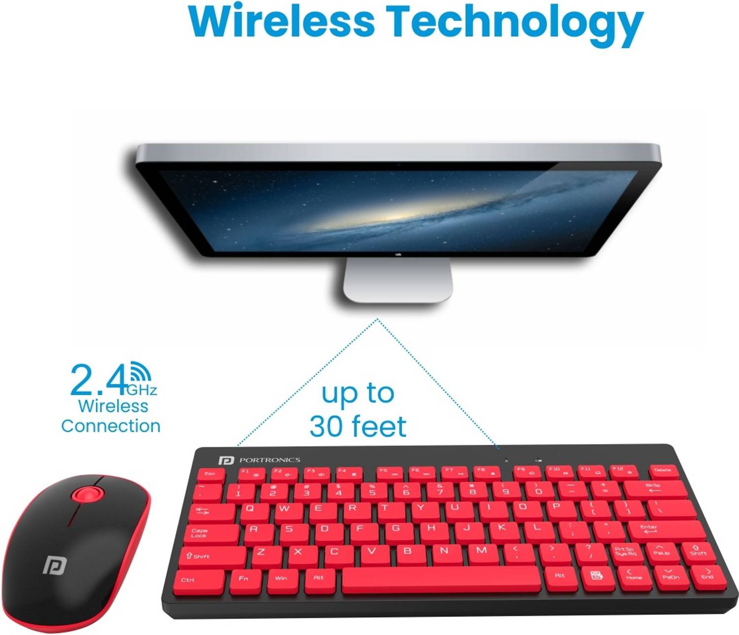 Portronics POR-372 Key2 Combo Wireless Keyboard and Mouse Set - Image 5