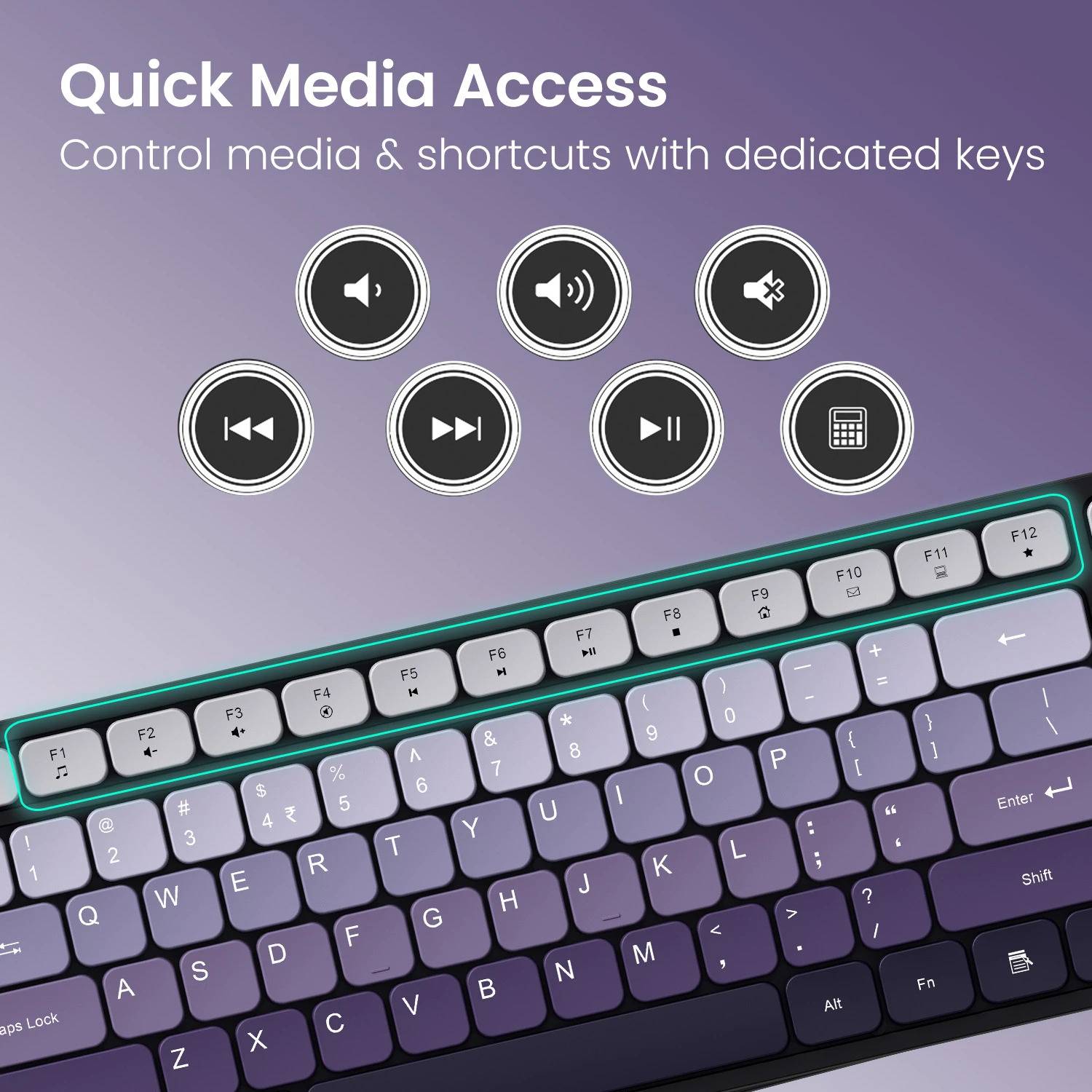 Portronics Key11 Wireless Keyboard - Image 4