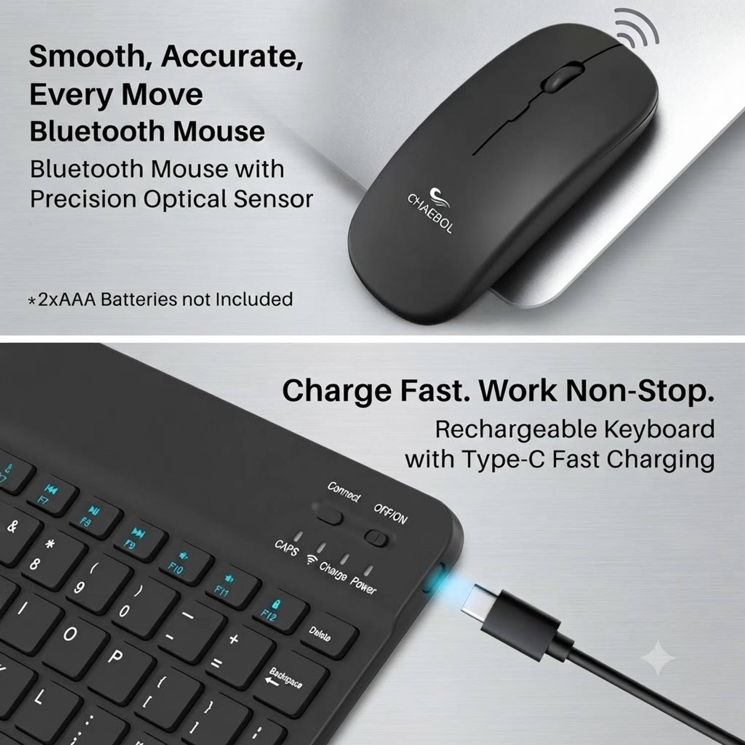 LNG STORE Chaebol Wireless Mouse Keyboard Combo Set - Image 3