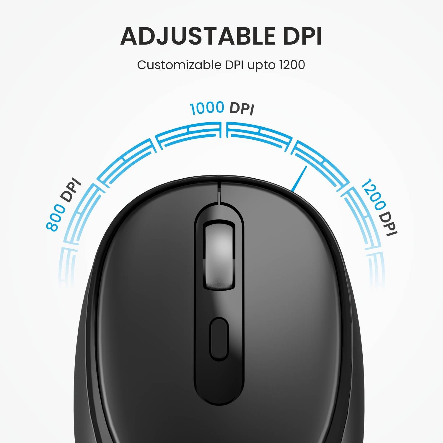 Portronics Key7 Combo Keyboard Mouse Set 2.4Ghz 1200 DPI - Image 4