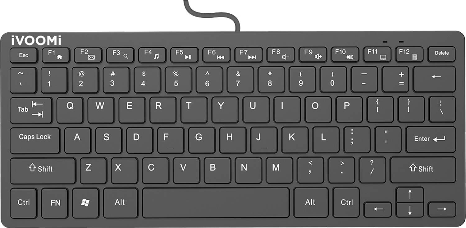 iVoomi Venom Mini Wired USB Laptop-size Laptop Keyboard Compatible