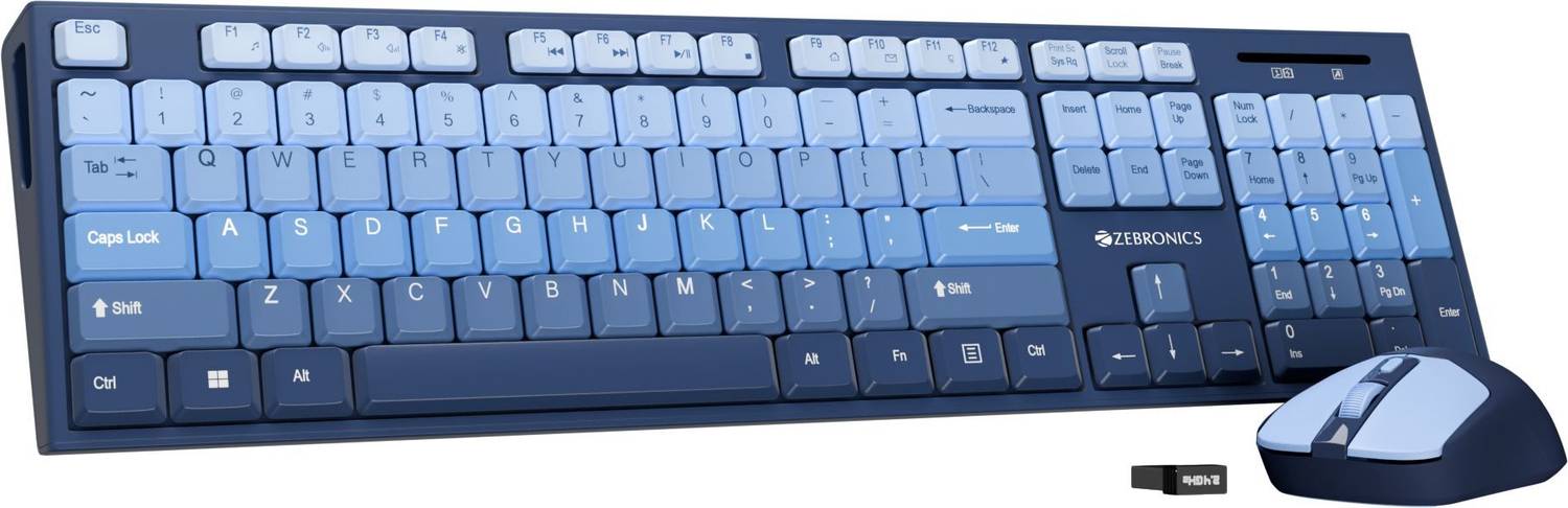 ZEBRONICS Zeb-Companion 304 (Dark Blue) Wireless Standard Laptop