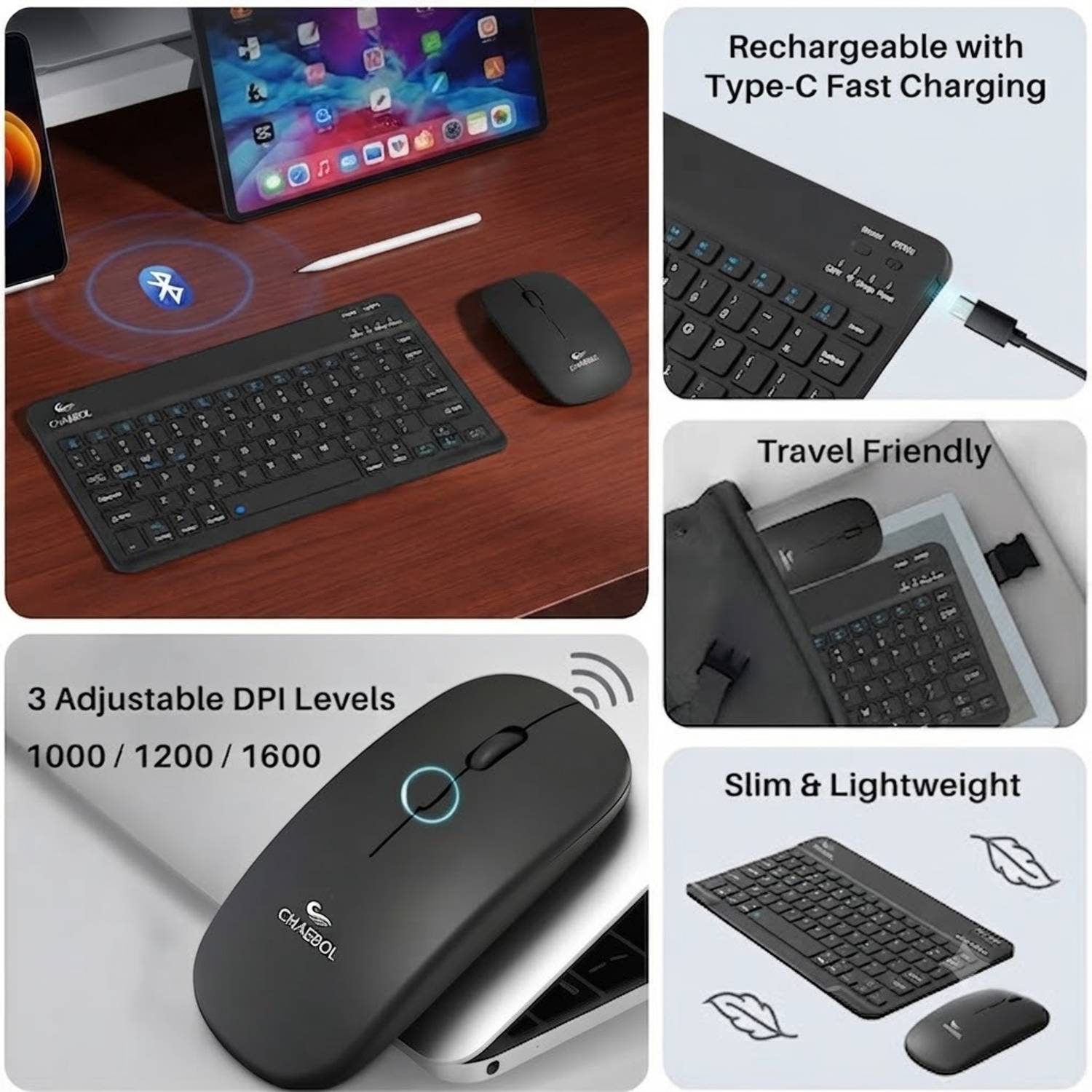 LNG STORE Chaebol Wireless Mouse Keyboard Combo Set - Image 4