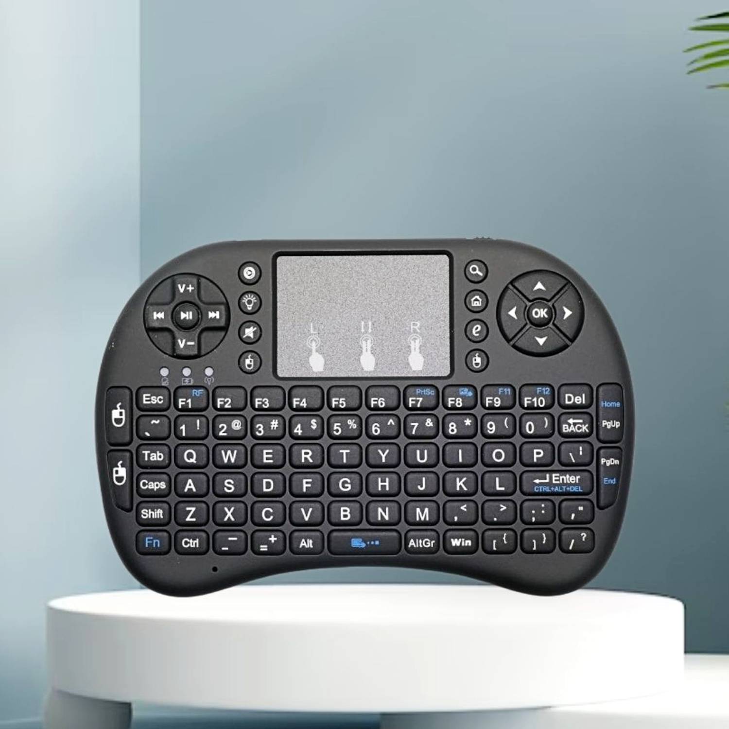 FRONY Bluetooth Wireless Keyboard with Slim & Portable Easy-Switc