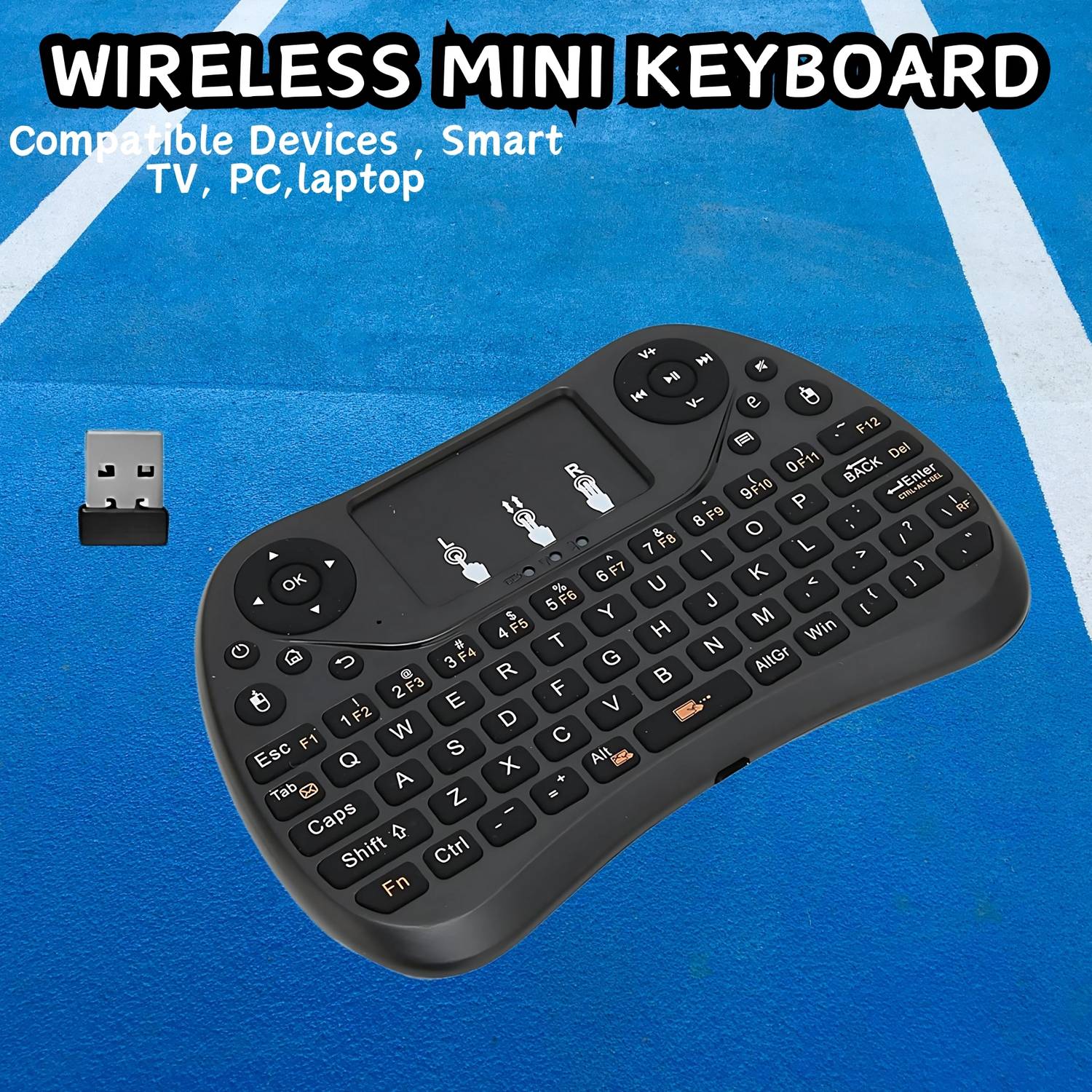 Clairbell Bluetooth (Wireless Keyboard)Pocket Size USB Rechargeab