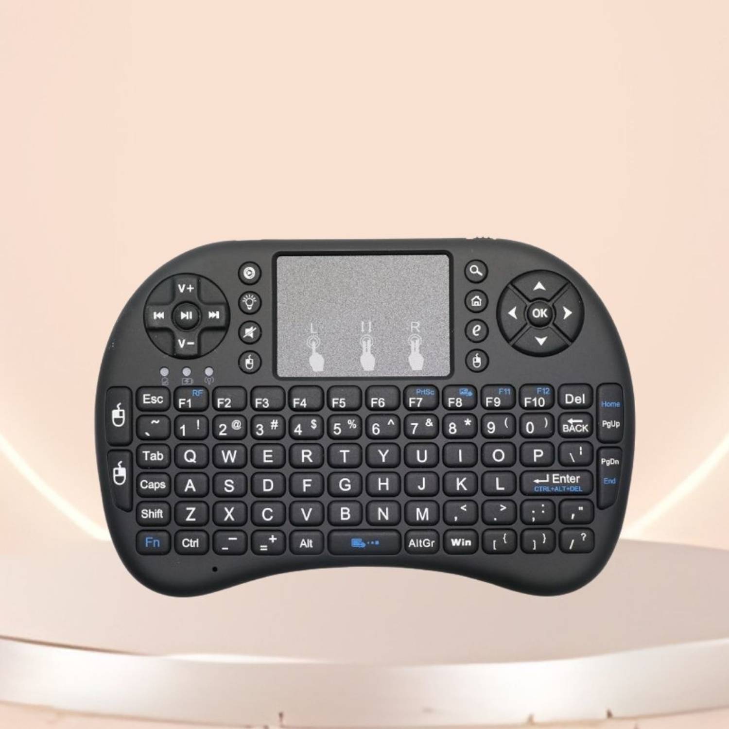 FRONY Bluetooth Wireless Keyboard with Slim & Portable Easy-Switc