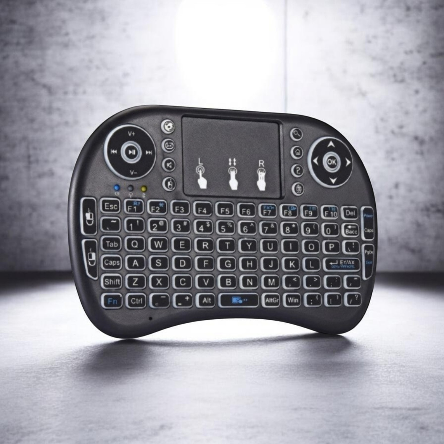 Image of Classictopp Mini Wireless Keyboard Touchpad Mouse Combo BK2569 Bluetooth Handheld Gaming Keyboard Compatible with Laptop