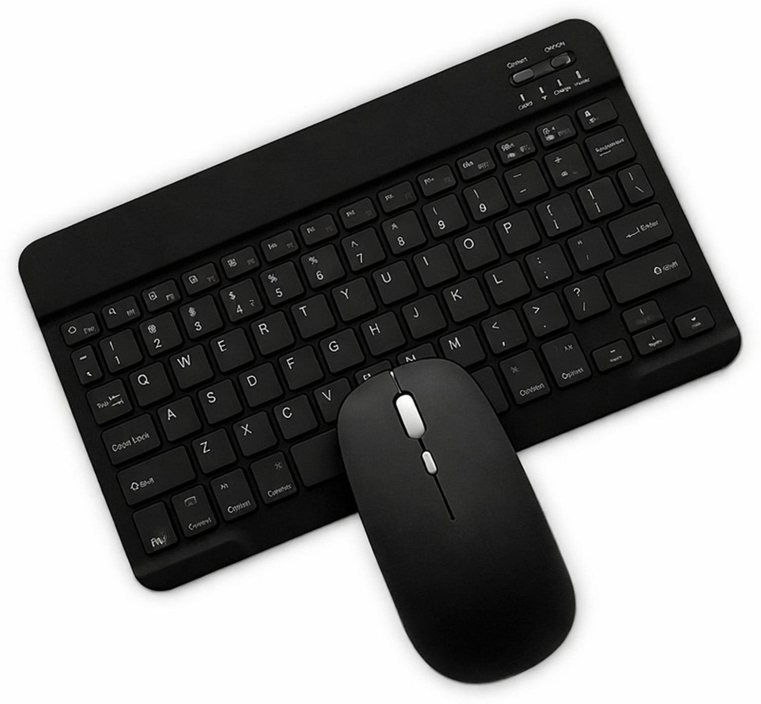 Image of RyzCare Pad Rechargeable Bluetooth Keyboard & Mouse Combo Wireless Laptop-size Laptop Keyboard Compatible with Laptop, Desktop, iPad, Tablet