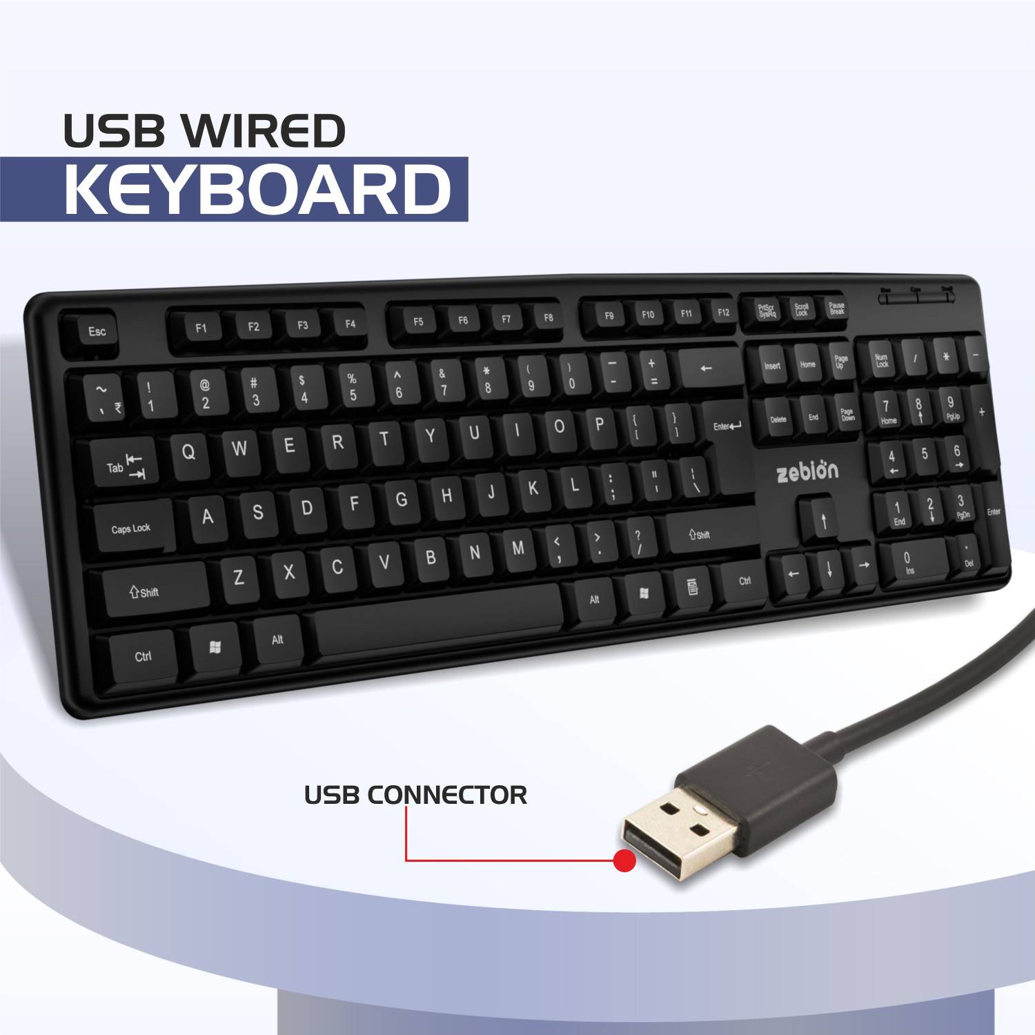 zebion K500 USB Keyboard - Image 2