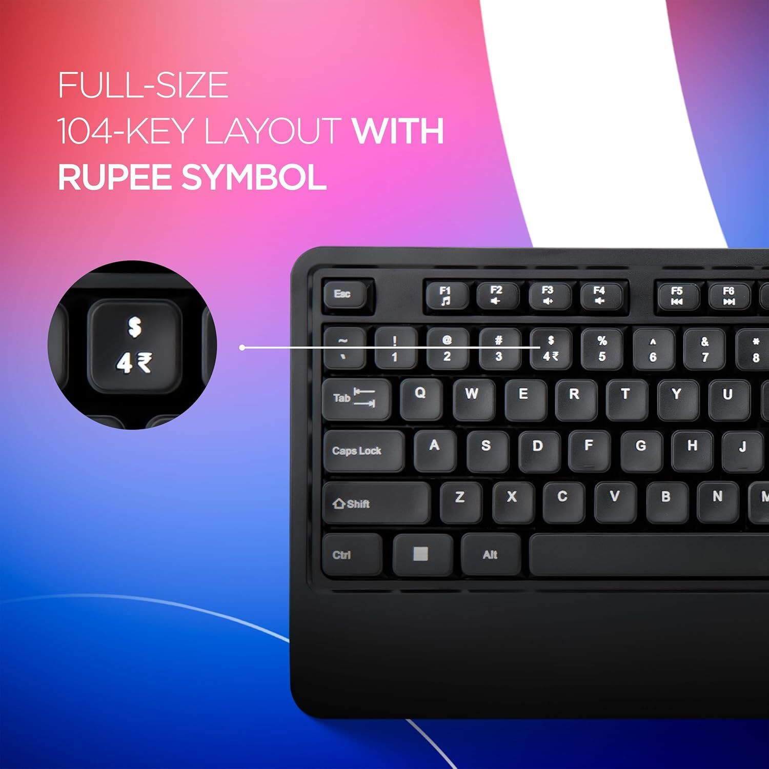 Image of Acer Keyboard & Mouse Combo with Palm Rest Wired USB Standard Laptop Keyboard Compatible with Desktop, Laptop