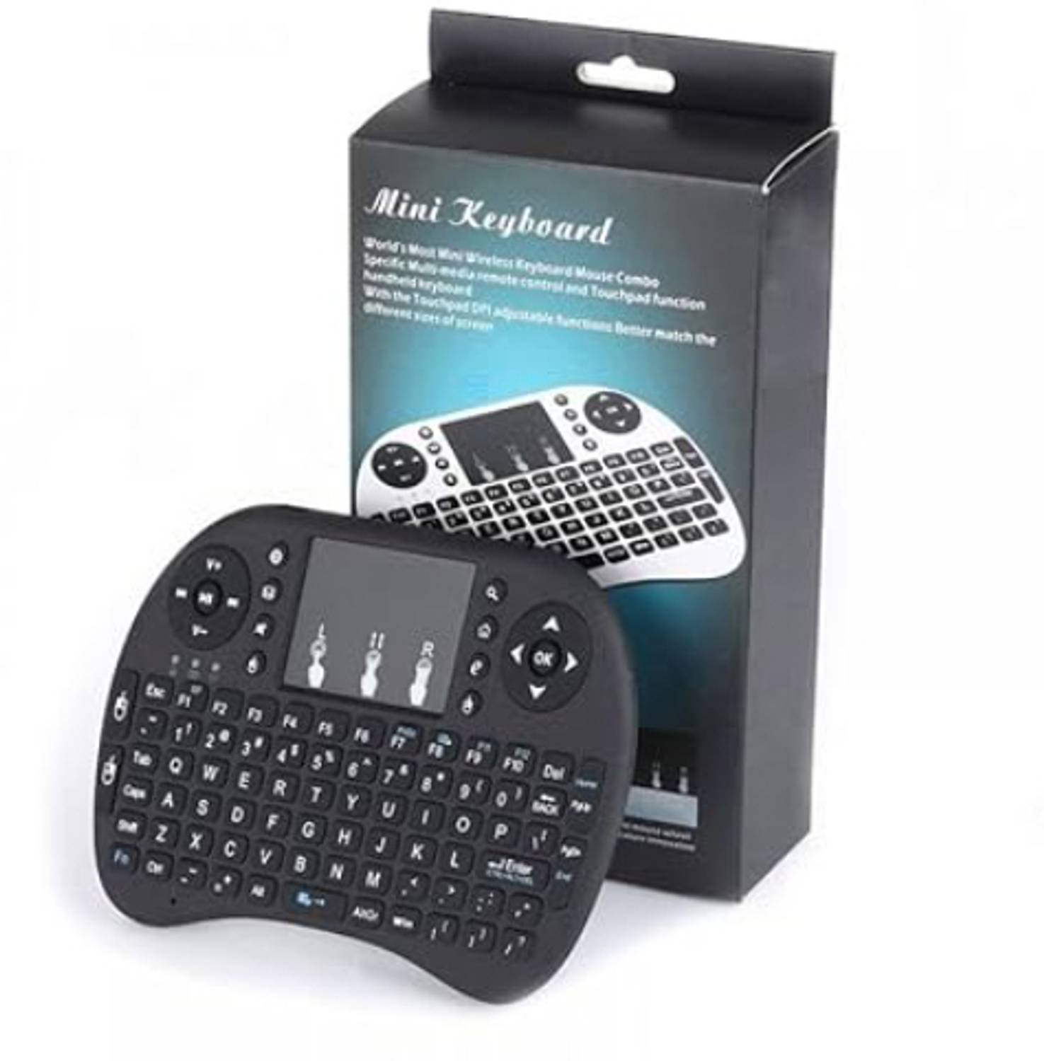 GUGGU BGF_868A_Mini Wireless Keyboard with Light with Attach, Mou