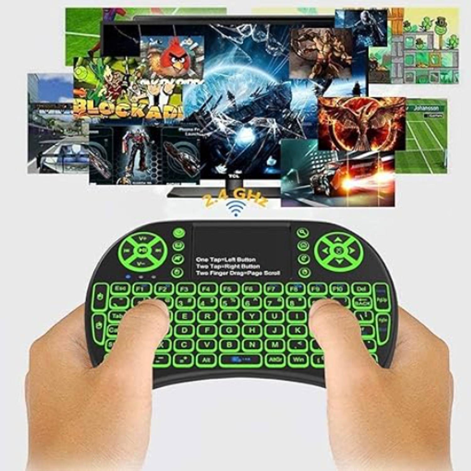 ROAR BGF_871A_hard Keyboard with Backlight Touchpad Mouse, Mini W