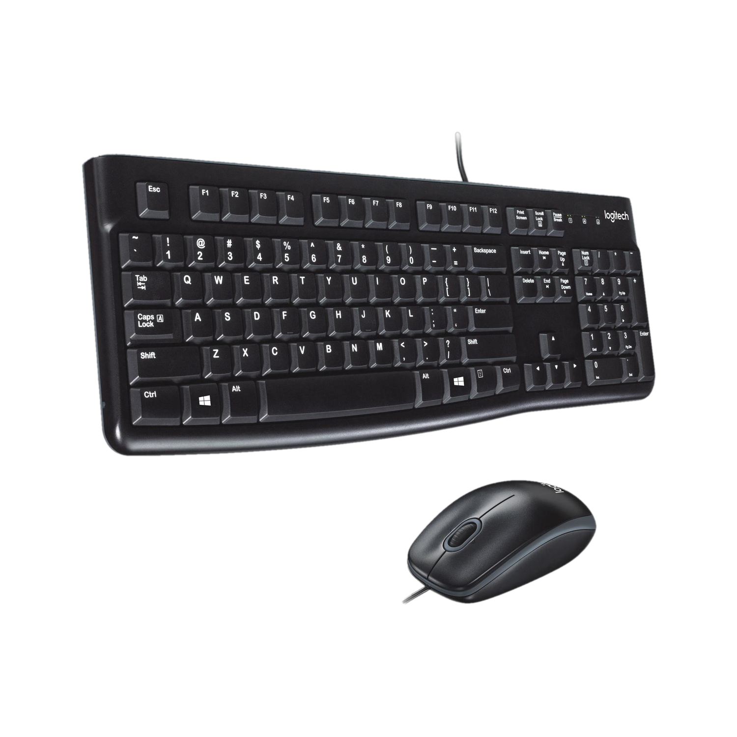 Logitech MK120 USB 2.0 Keyboard and Mouse Combo - Image 1