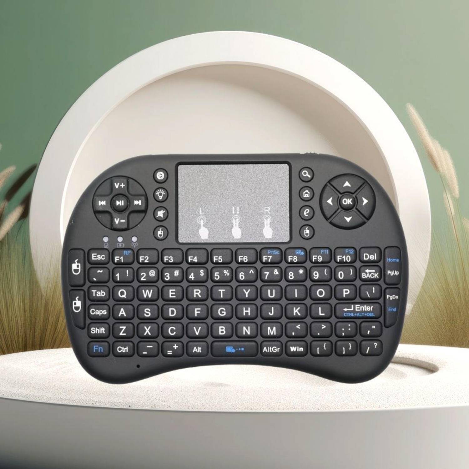 FRONY Bluetooth Wireless Keyboard with Slim & Portable Easy-Switc