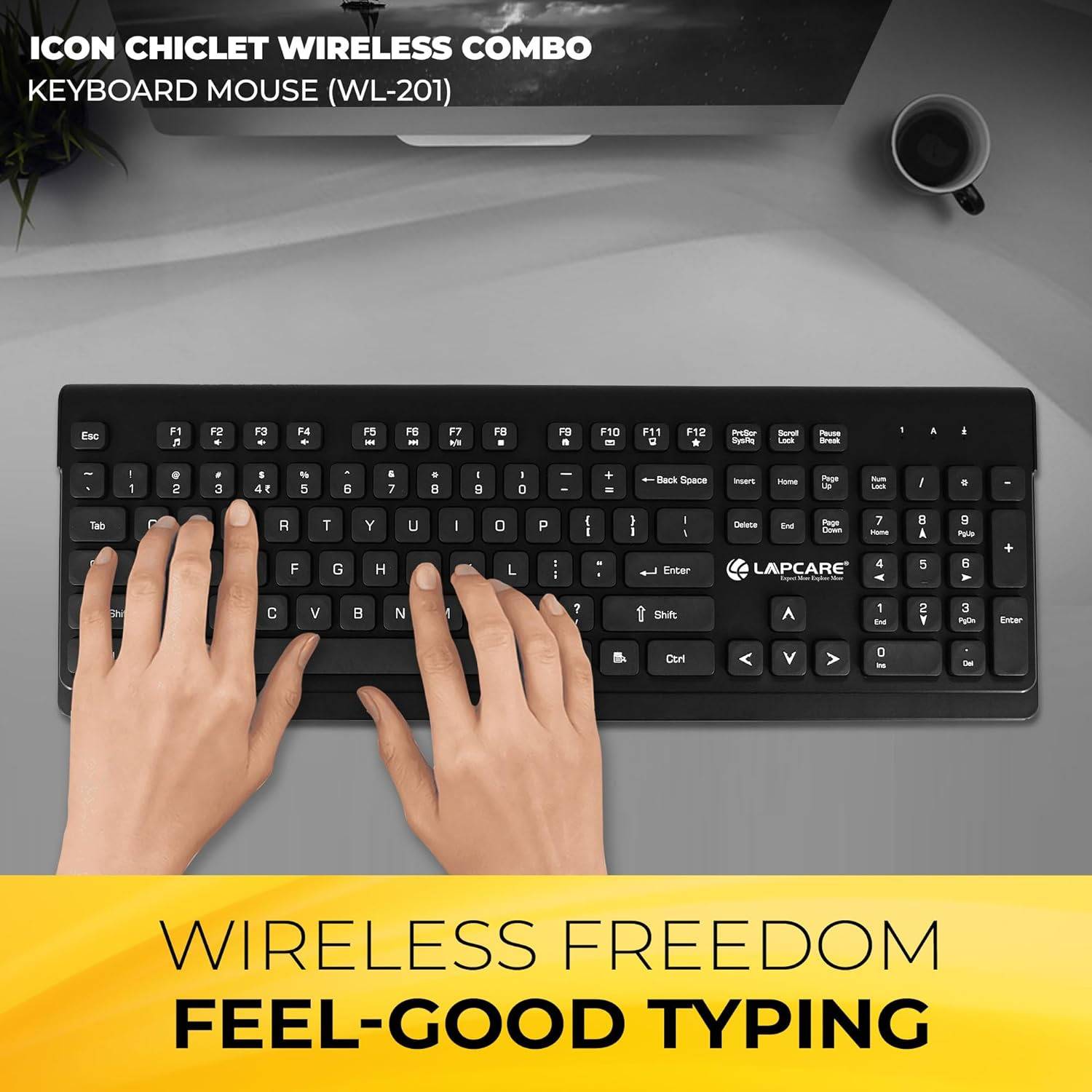 LAPCARE ICON Chiclet Combo WL-201 Wireless Standard Laptop