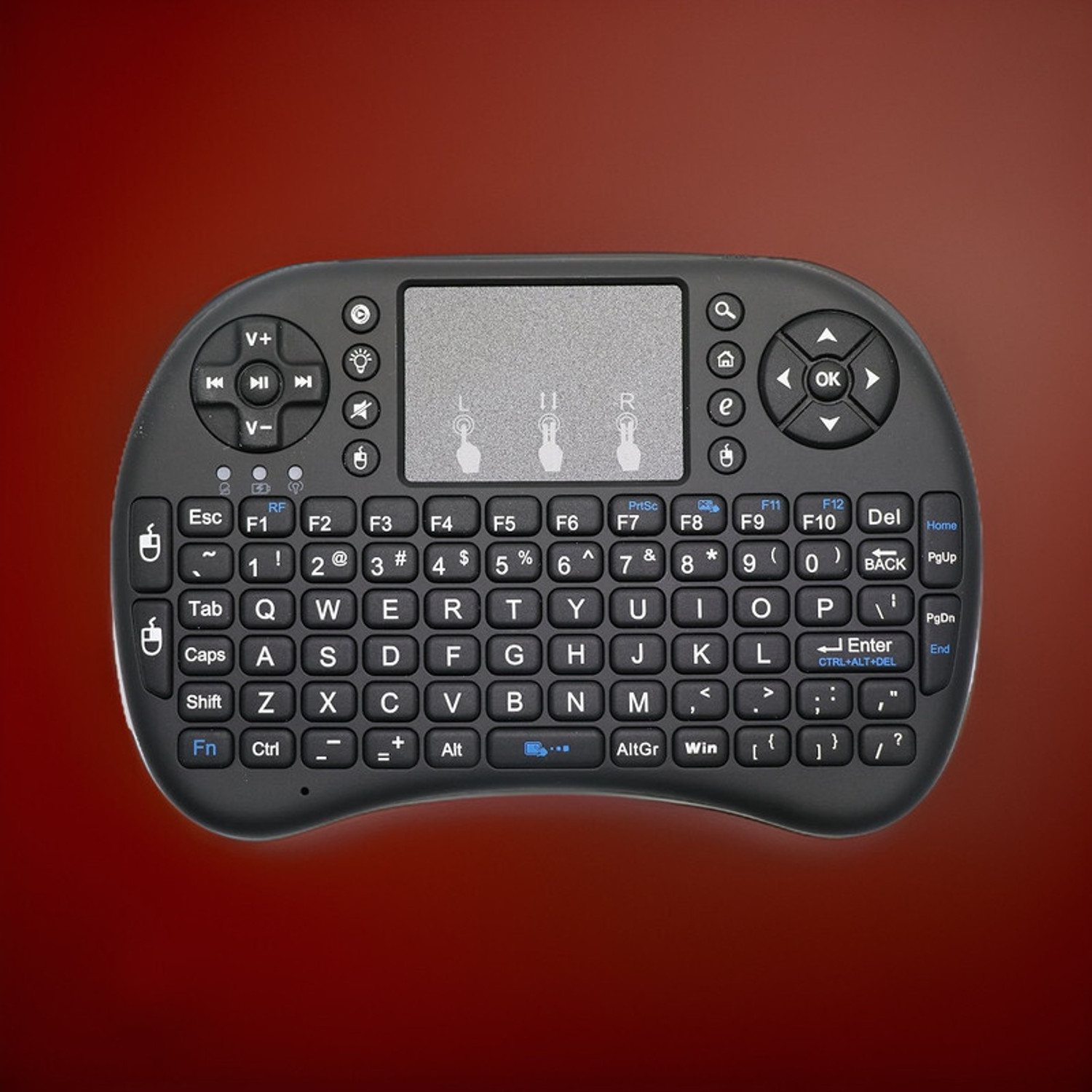 Image of Clairbell U86 Hard key Mini Home Theater Keyboard: Touchpad Included Smart Connector Handheld Laptop Keyboard Compatible with Desktop, Laptop, Mac