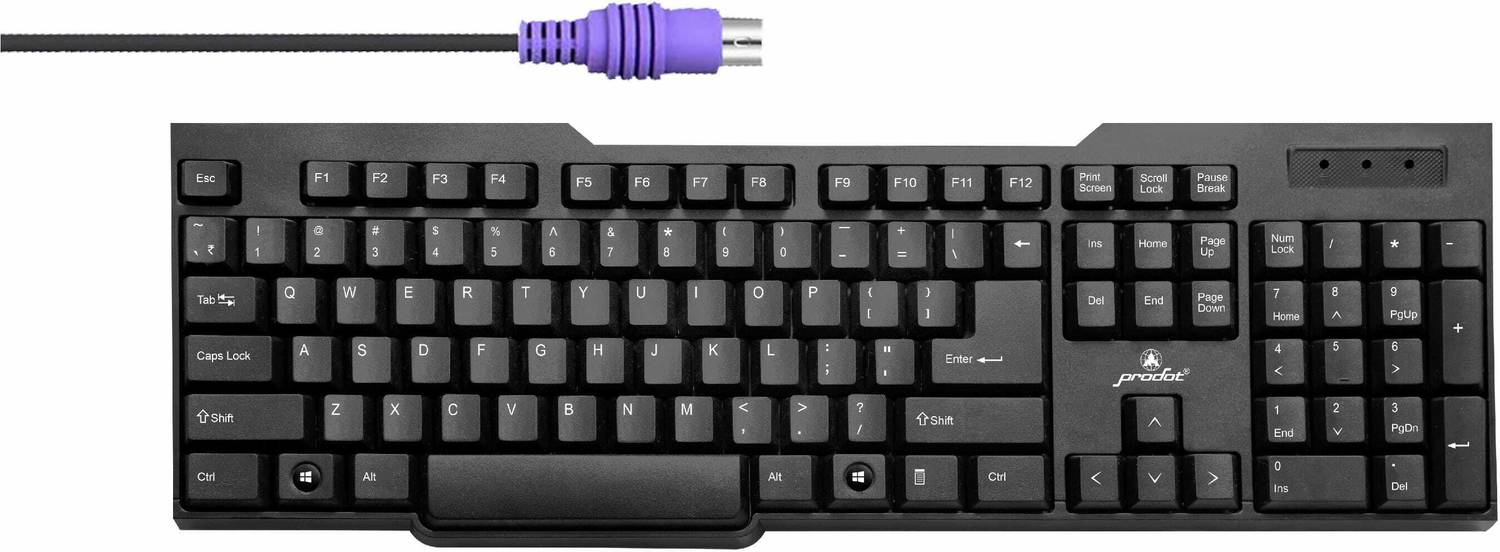 PRODOT 207 PS2 PS2 Standard Multi-device Keyboard Compatible with