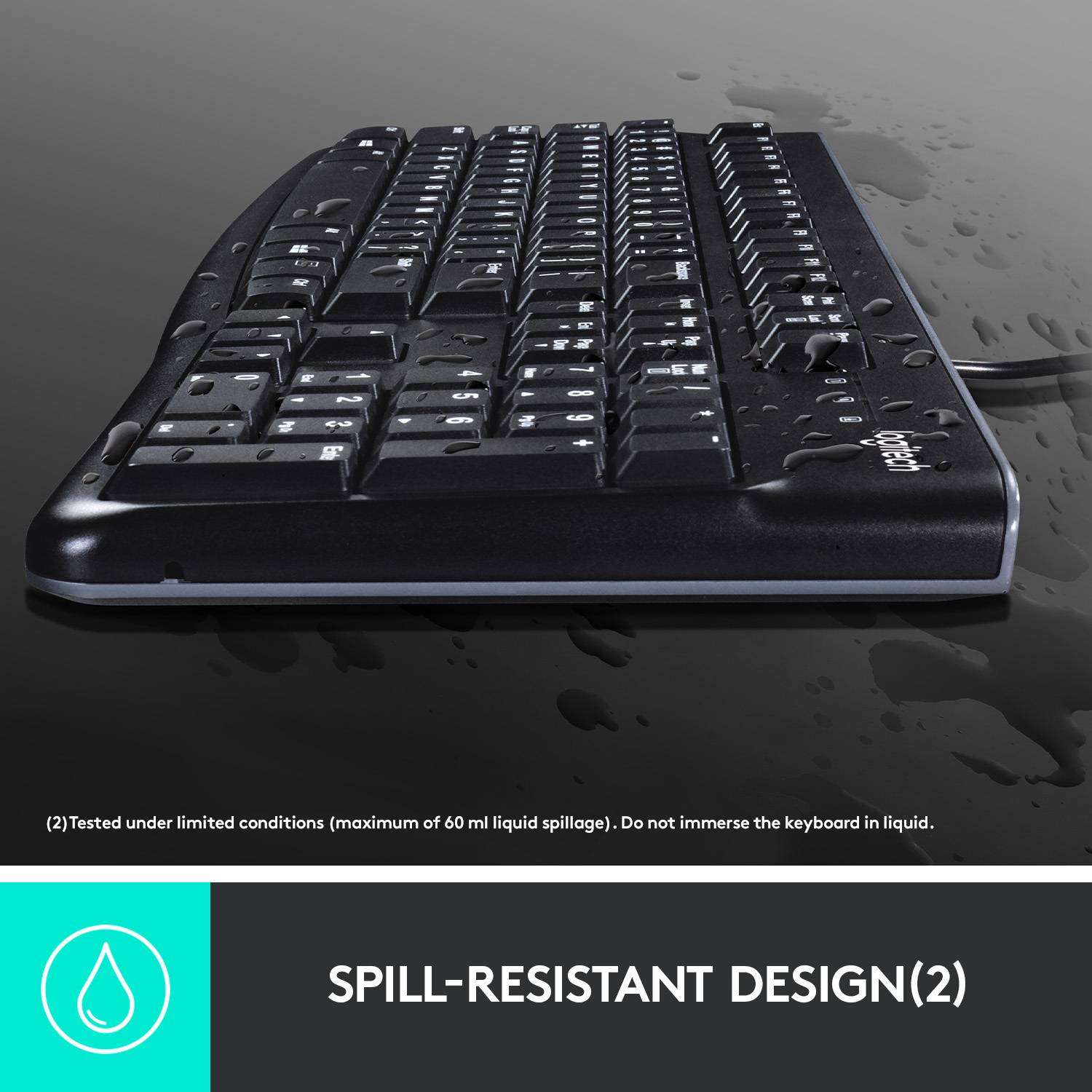 Logitech MK120 USB 2.0 Keyboard and Mouse Combo - Image 5