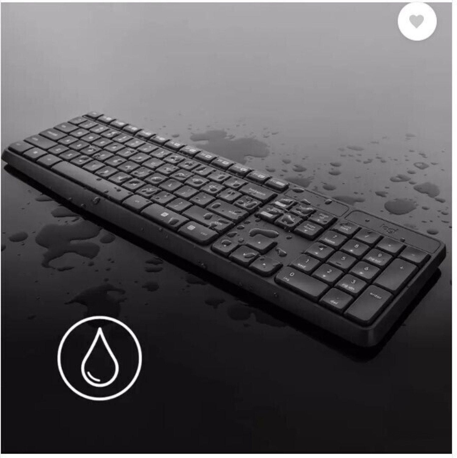Image of Logitech MK235 Combo Wireless Standard Laptop Keyboard Compatible with Desktop, Laptop, Mac stand support,MK235