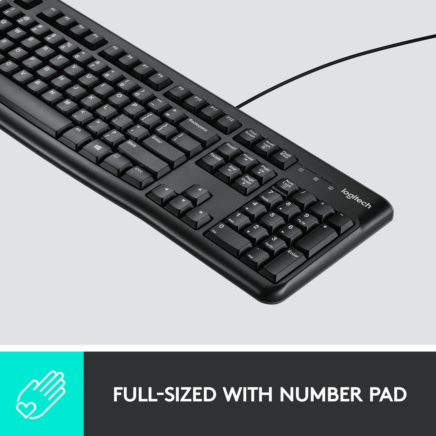 Logitech MK120 USB 2.0 Keyboard and Mouse Combo - Image 4