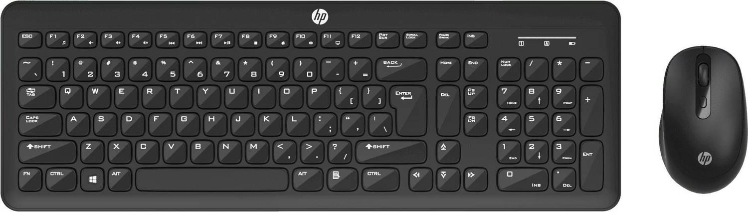 HP KM260 Keyboard Mouse Combo Wireless Standard Laptop Keyboard C
