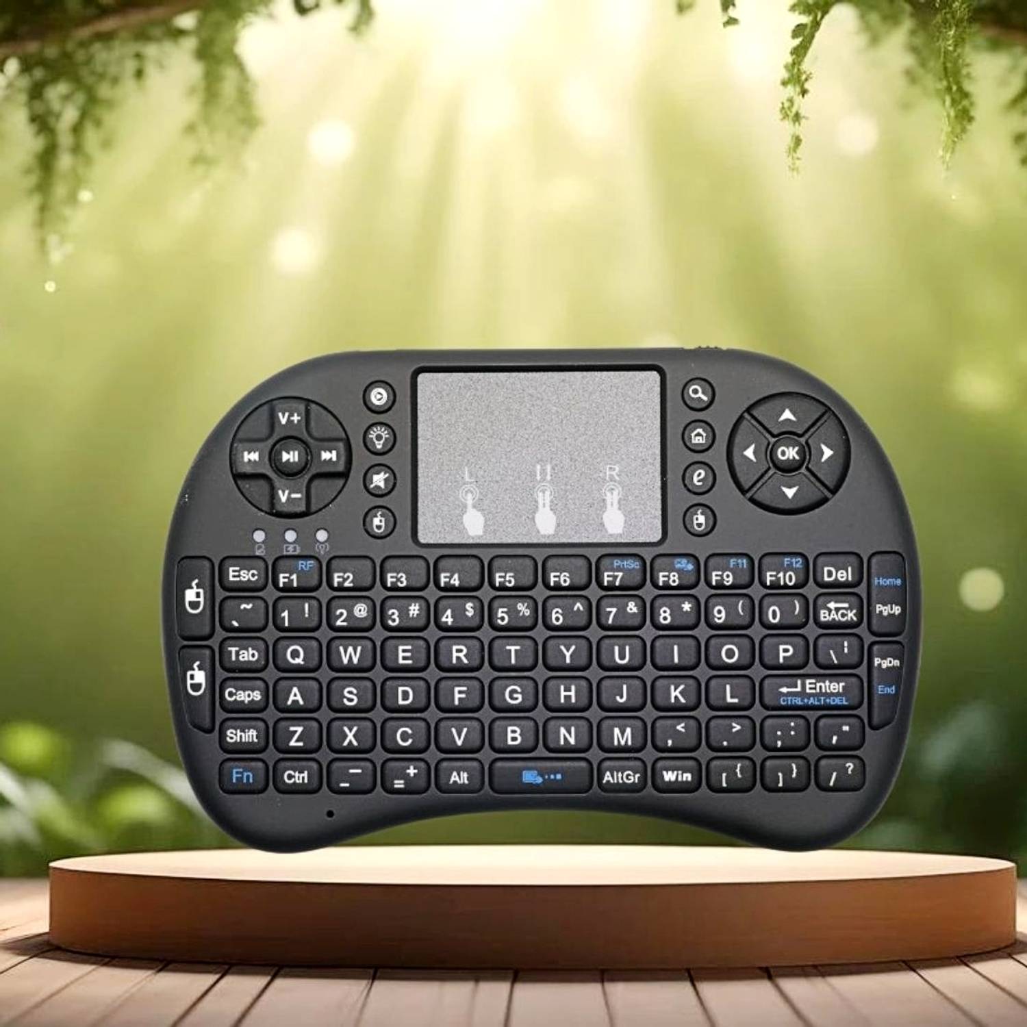 FRONY Bluetooth Wireless Keyboard with Slim & Portable Easy-Switc