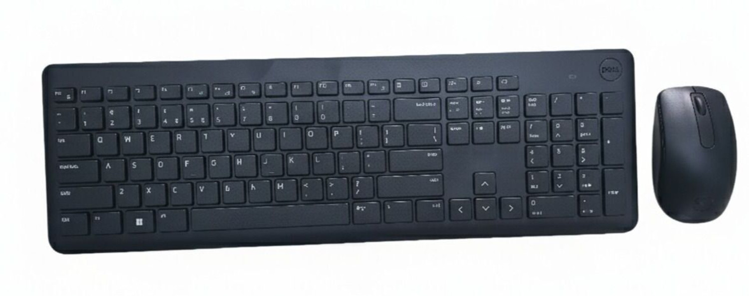 Image of DELL KM3322W Wireless Standard Laptop Keyboard Compatible with Desktop, Laptop, Mac stand support,multimedia keys,KM3322W