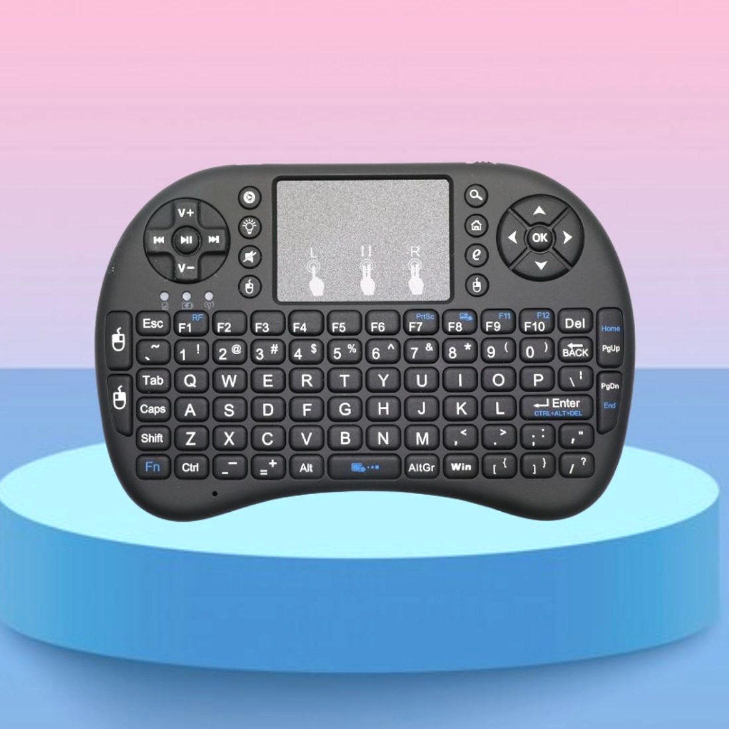 Image of GUGGU Bluetooth Wireless Keyboard with Slim & Portable Easy-Switch & TV & Laptop Z39 Wireless Thumb-size Laptop Keyboard Compatible with Desktop, Laptop, Mac