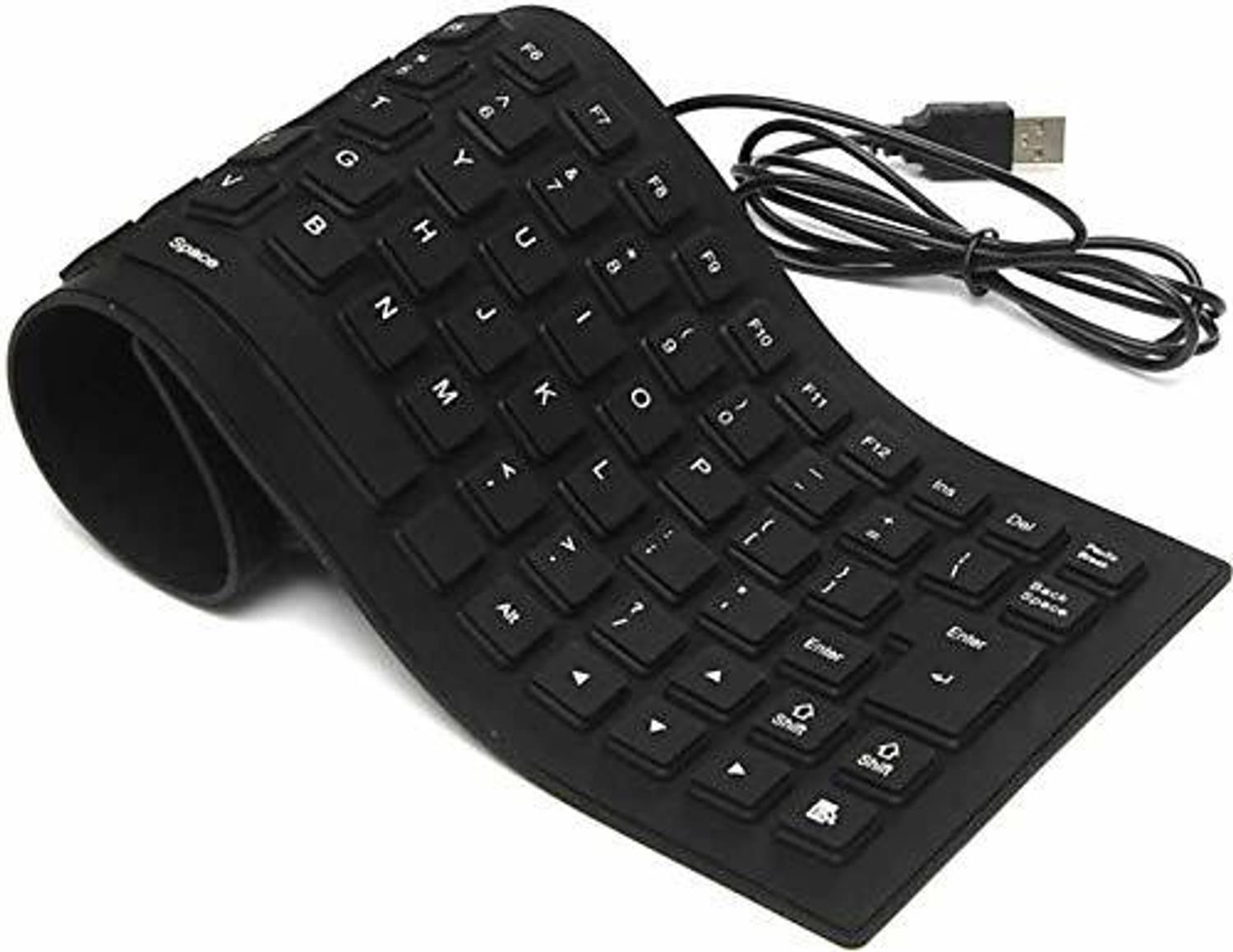 ULTRABYTES 85 Keys Foldable Silicone Keyboard - Image 2