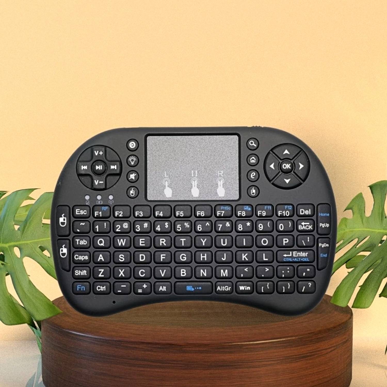 FRONY Bluetooth Wireless Keyboard with Slim & Portable Easy-Switc
