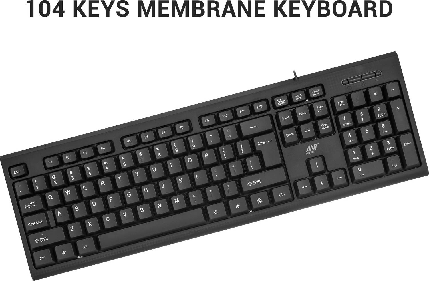 Ant Value FKBRI01 Wired USB Keyboard - Image 3
