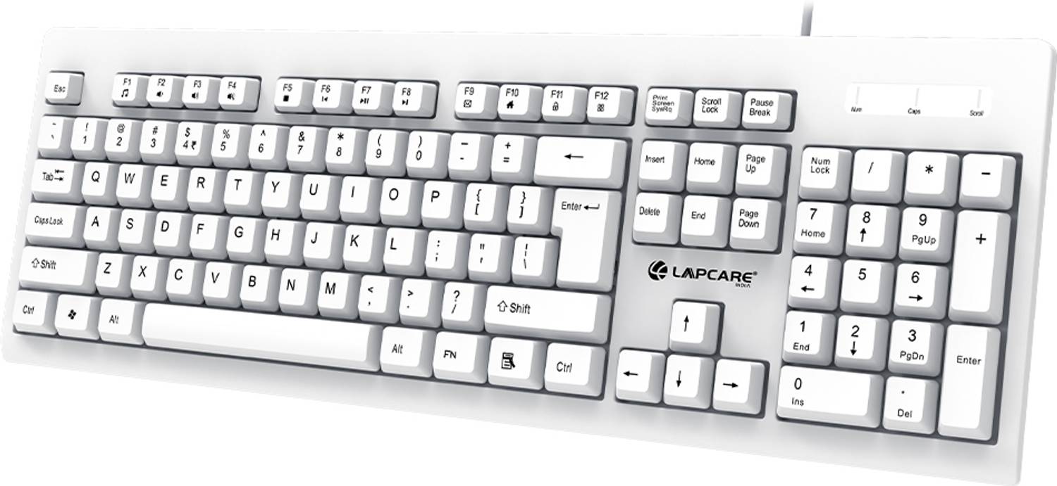 LAPCARE LOX-105 Wired USB Keyboard - Image 1