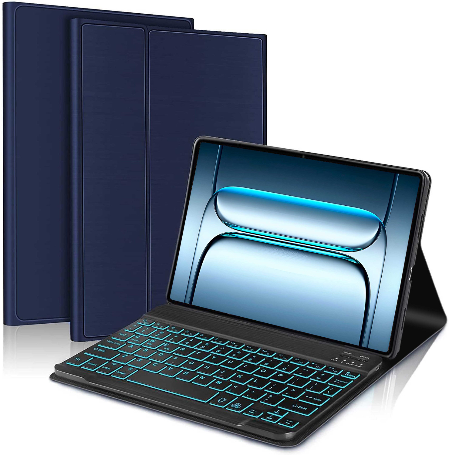 Image of Proelite Keyboard case for OnePlus Pad Lite 11 inch, Built-in 7-Colors Backlit Bluetooth Standard Tablet Keyboard Compatible with Tablet