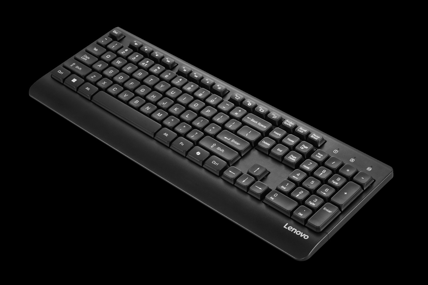 Image of Lenovo 210 USB-A Wireless Keyboard Wireless Standard Desktop Keyboard Compatible with Desktop