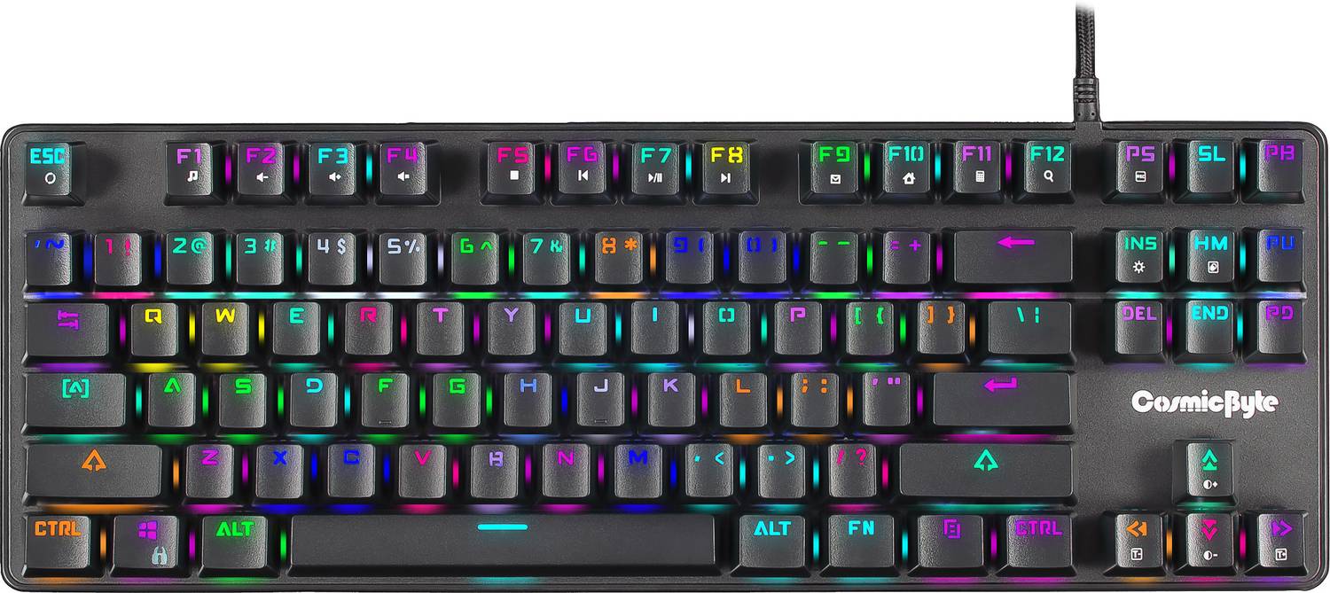 Cosmic Byte CB-GK-16 Firefly Blue Mechanical Keyboard - Image 1