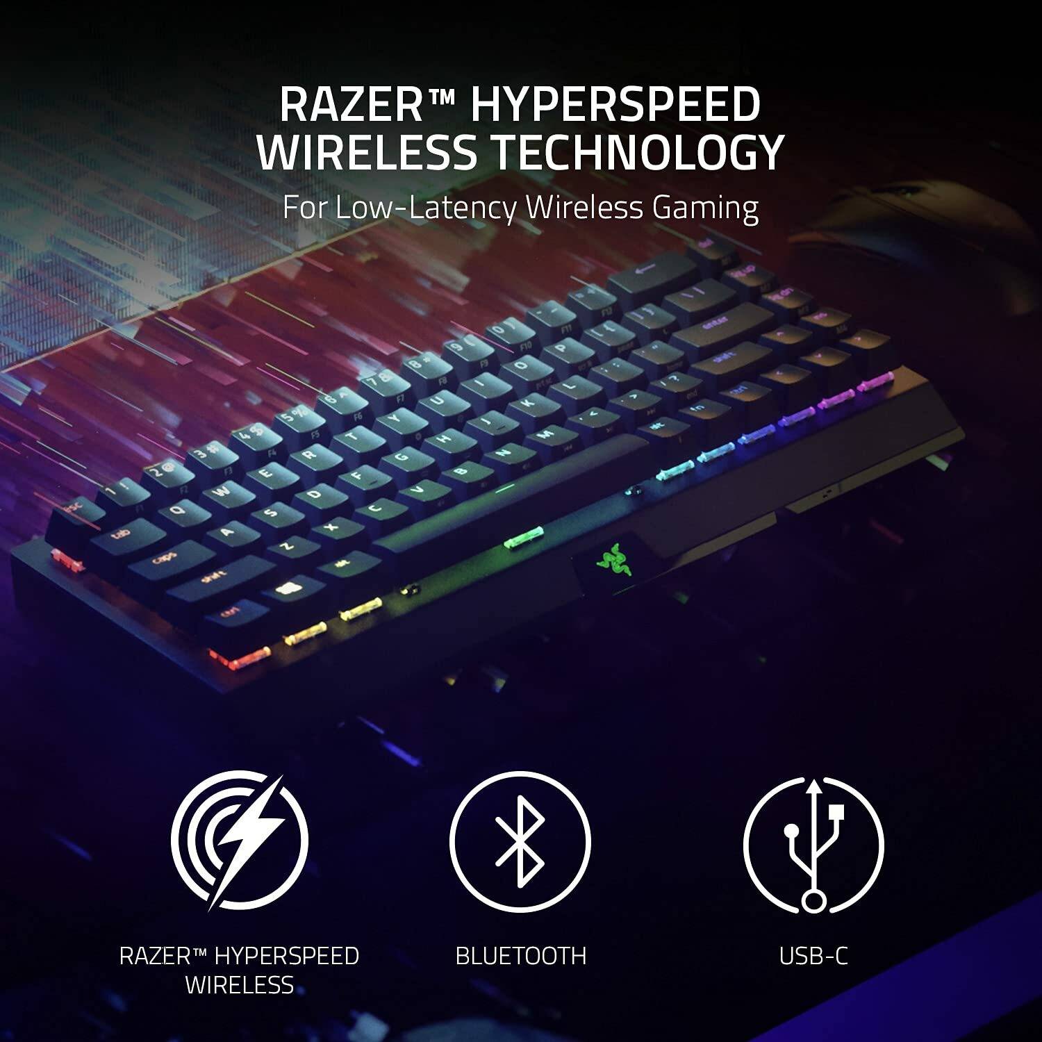 Razer BlackWidow V3 Mini HyperSpeed - 65% Wireless Mechanical