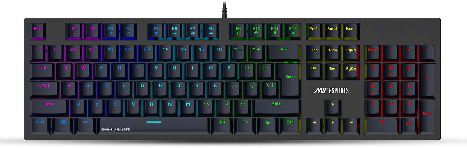 Ant Esports MK3400 Pro V3 Wired USB Standard Gaming Keyboard Comp